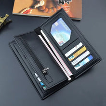 WAGLOK Dual-Tone Magnetic Button Long Wallet