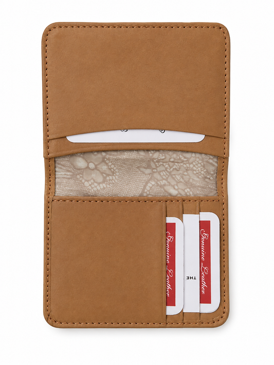 Brown Leather Card Holder