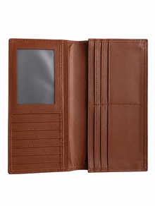 Premium Brown Long Leather Wallet for Men