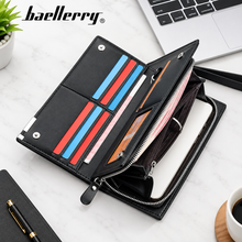 Baellerry Premium PU Leather Long Wallet for Men & Women With free Card Holder
