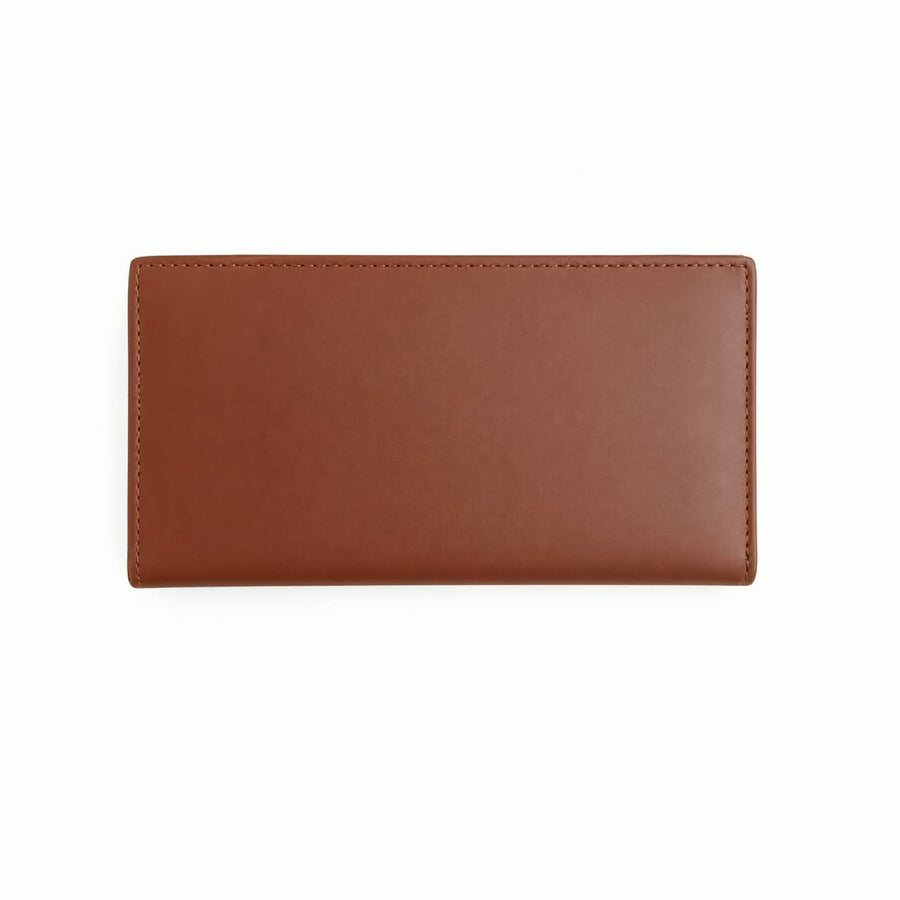 Premium Brown Long Leather Wallet for Men