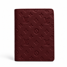 Premium Monogram Bifold Wallet – Beige