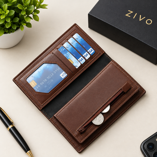 Premium Leather long Wallet for Men